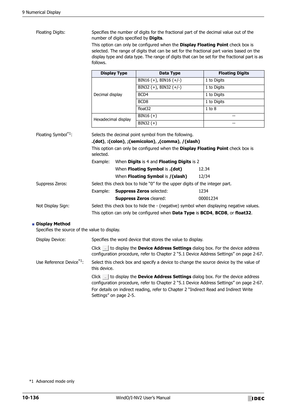 IDEC High Performance Series User Manual | Page 648 / 1448