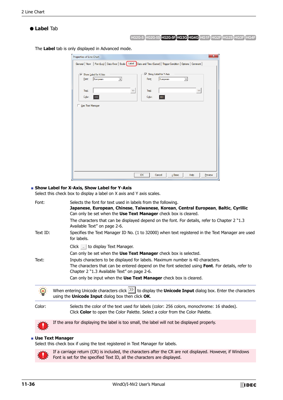 Label tab | IDEC High Performance Series User Manual | Page 708 / 1448