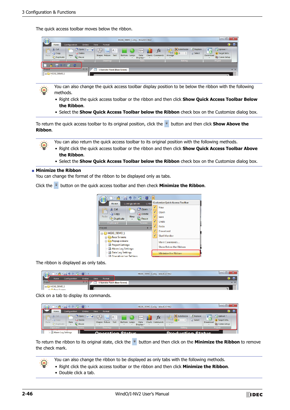 IDEC High Performance Series User Manual | Page 76 / 1448