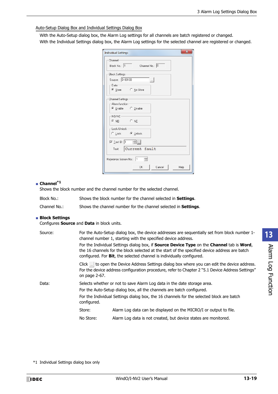 Alarm log function | IDEC High Performance Series User Manual | Page 817 / 1448