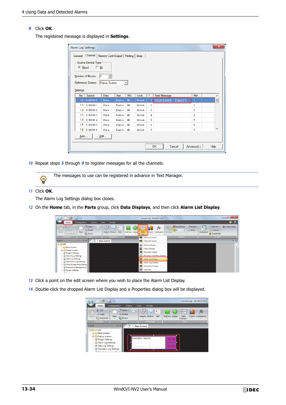 IDEC High Performance Series User Manual | Page 832 / 1448