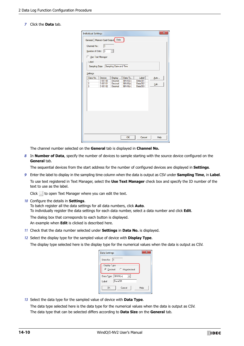 IDEC High Performance Series User Manual | Page 848 / 1448