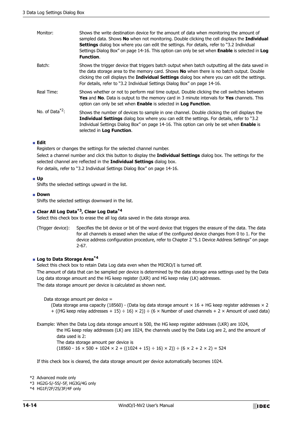 IDEC High Performance Series User Manual | Page 852 / 1448