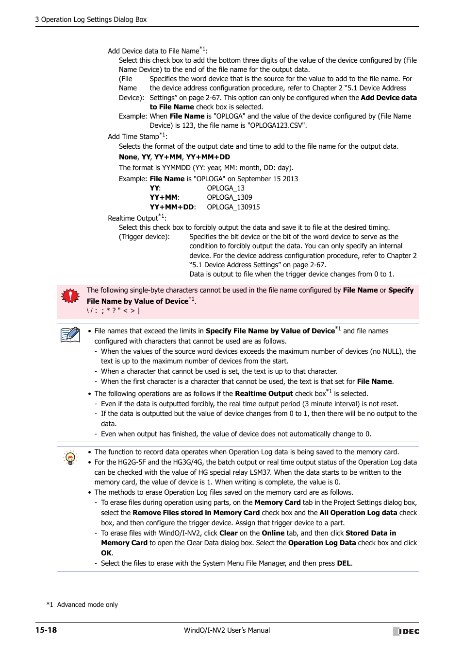 IDEC High Performance Series User Manual | Page 900 / 1448