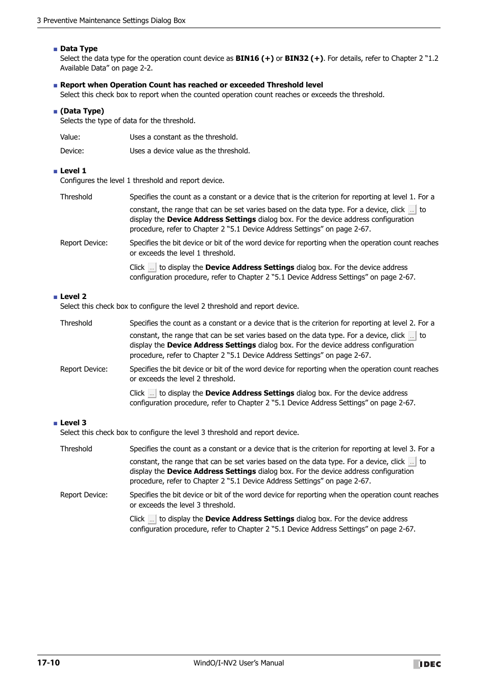 IDEC High Performance Series User Manual | Page 918 / 1448