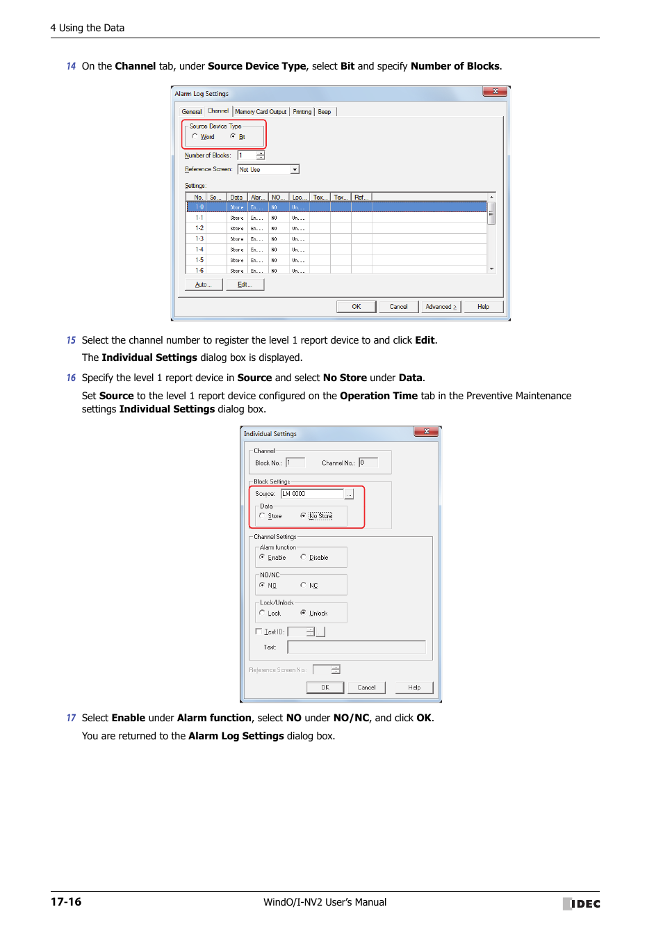 IDEC High Performance Series User Manual | Page 924 / 1448