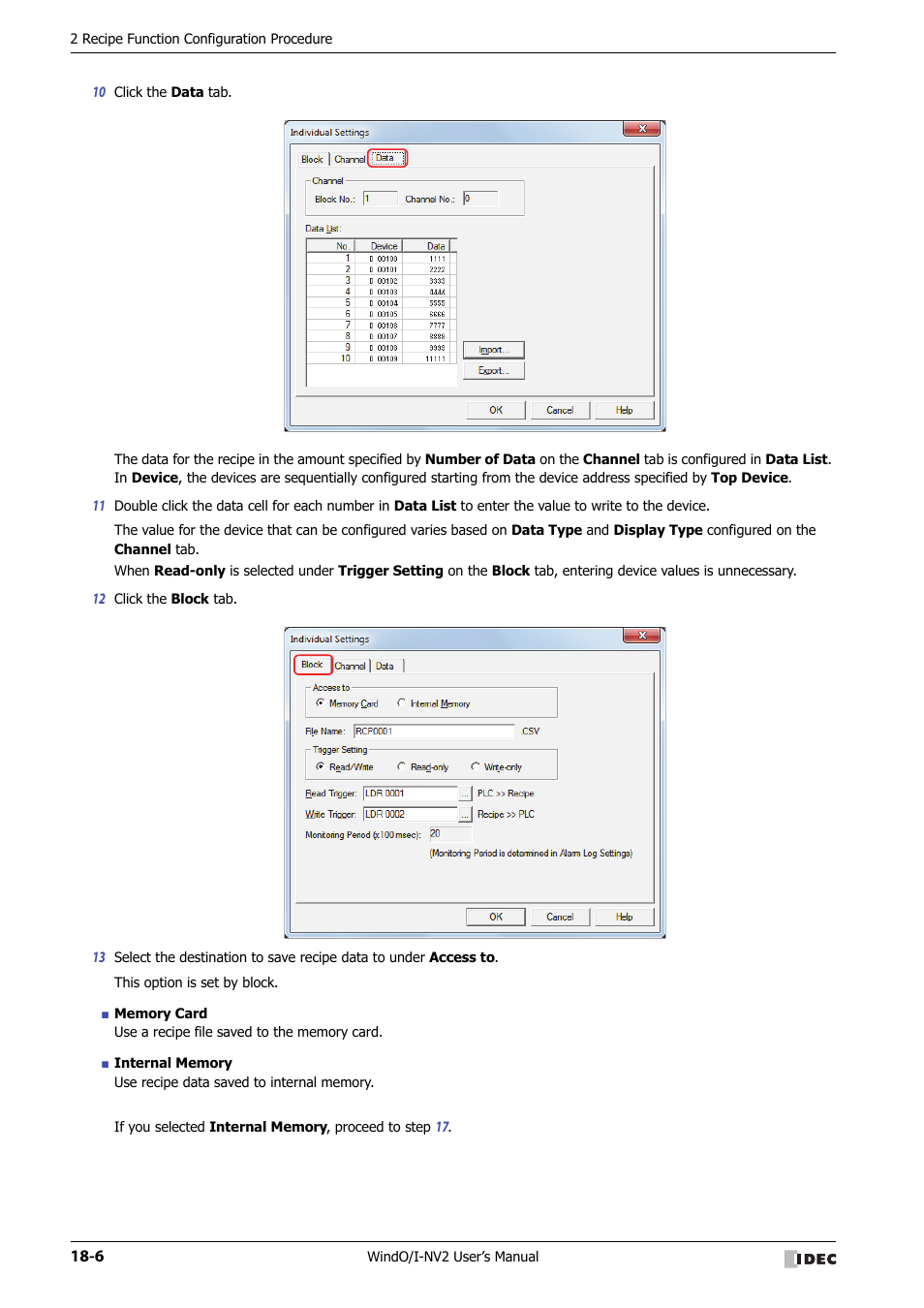 IDEC High Performance Series User Manual | Page 932 / 1448