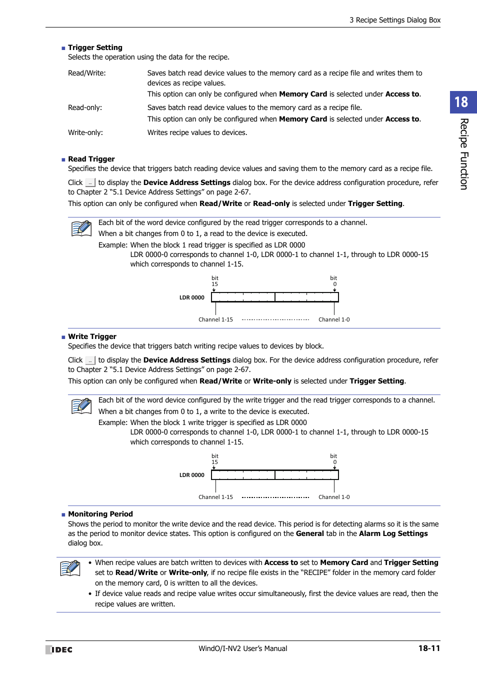 Rec ipe func tion | IDEC High Performance Series User Manual | Page 937 / 1448