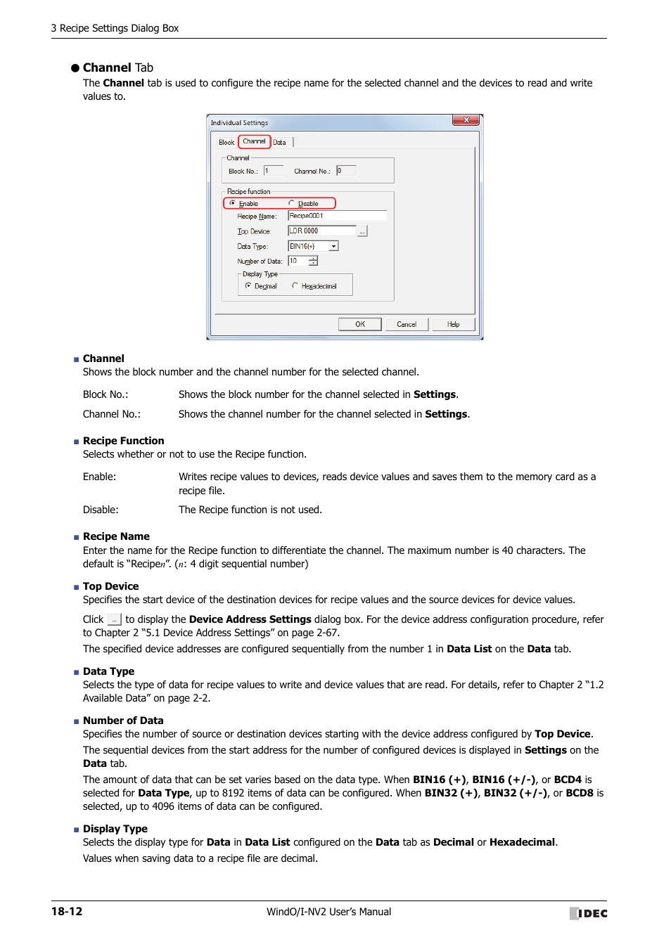 Channel tab | IDEC High Performance Series User Manual | Page 938 / 1448