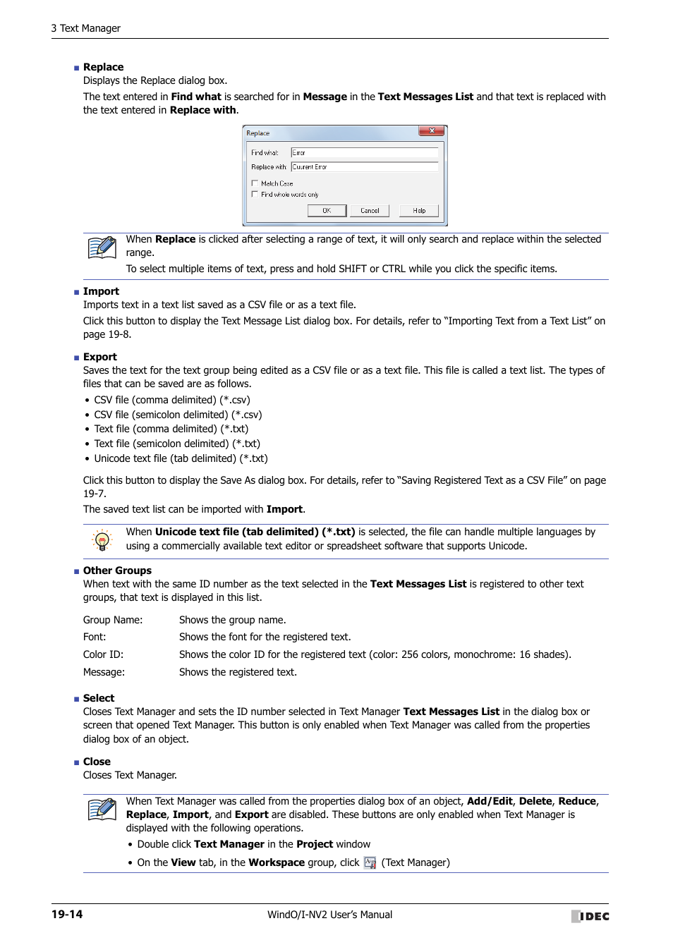 IDEC High Performance Series User Manual | Page 962 / 1448