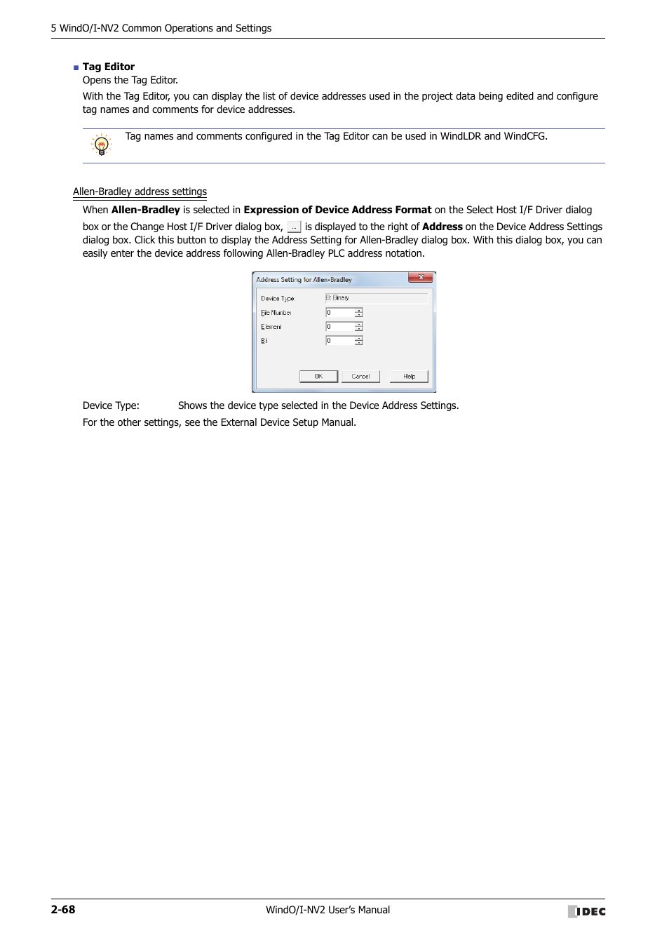 IDEC High Performance Series User Manual | Page 98 / 1448