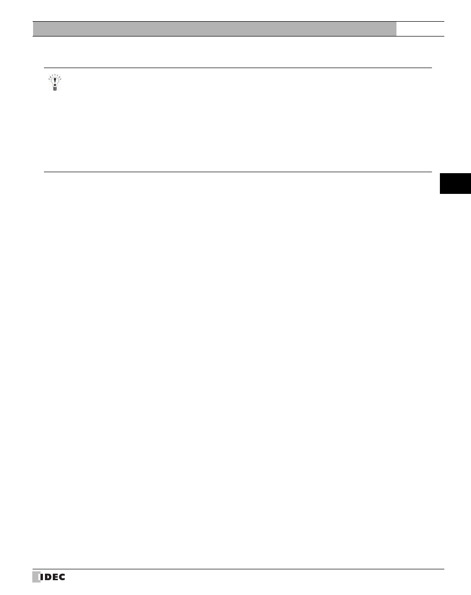 IDEC High Performance Series User Manual | Page 179 / 680