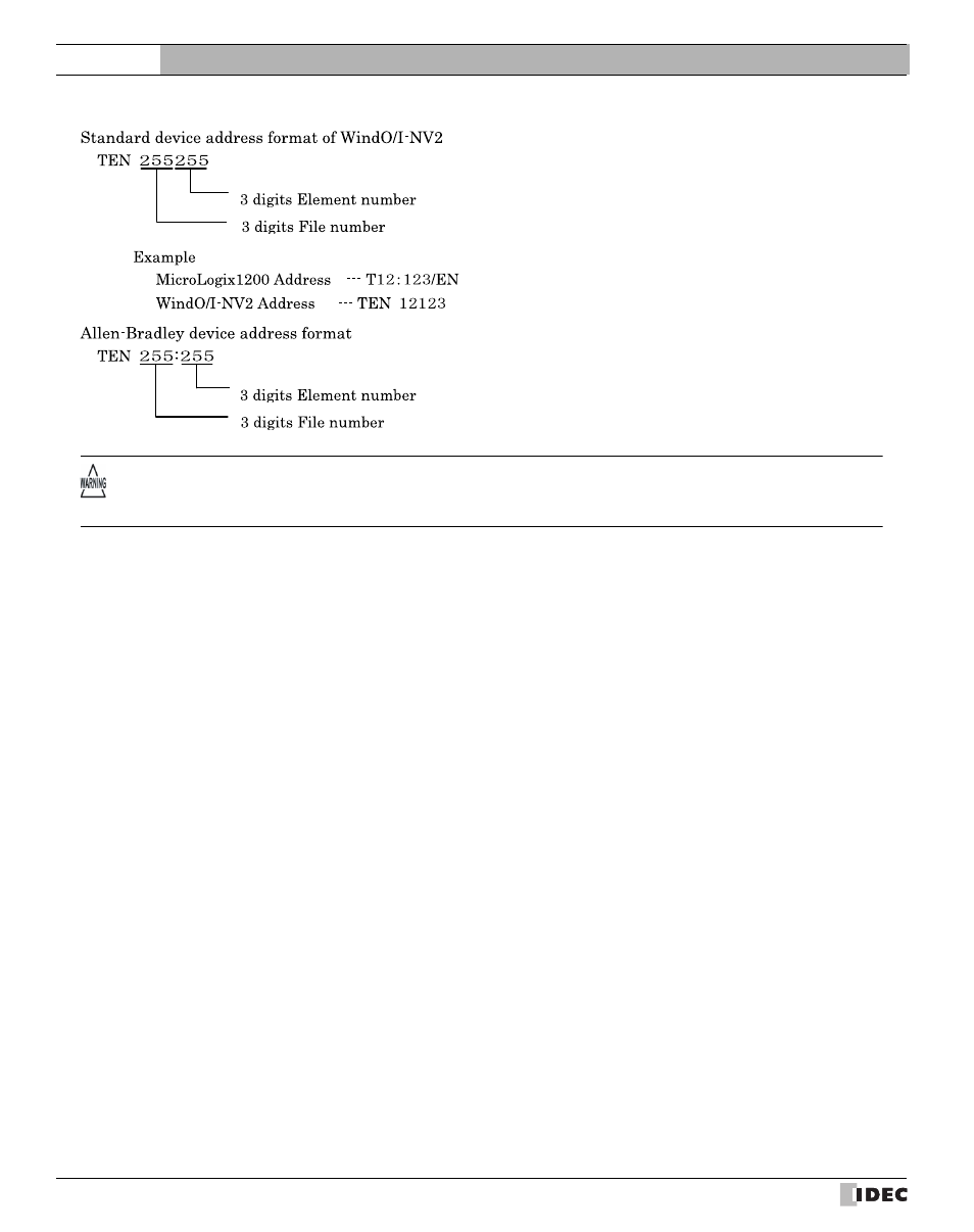 External device setup manual | IDEC High Performance Series User Manual | Page 212 / 680