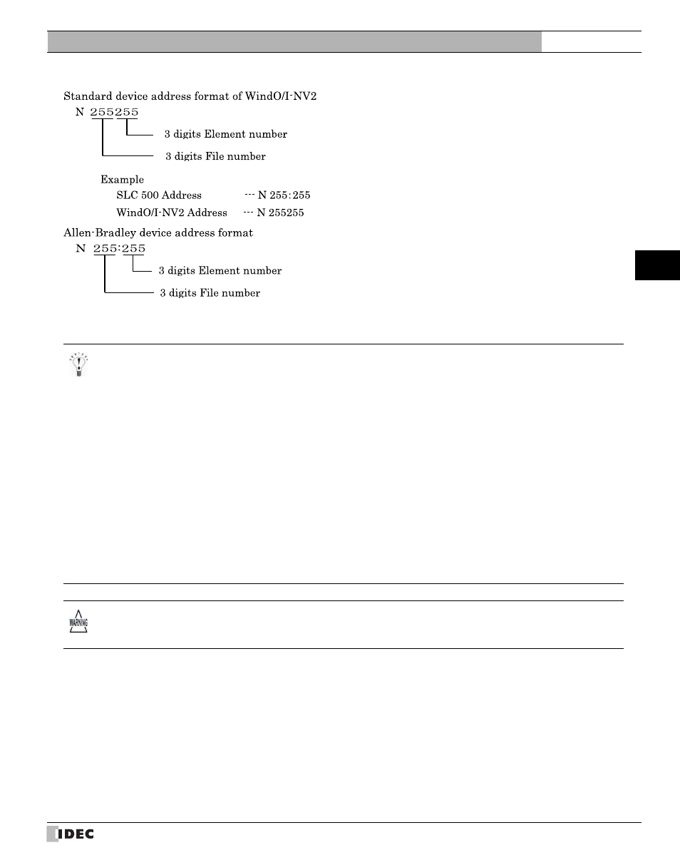 External device setup manual | IDEC High Performance Series User Manual | Page 217 / 680