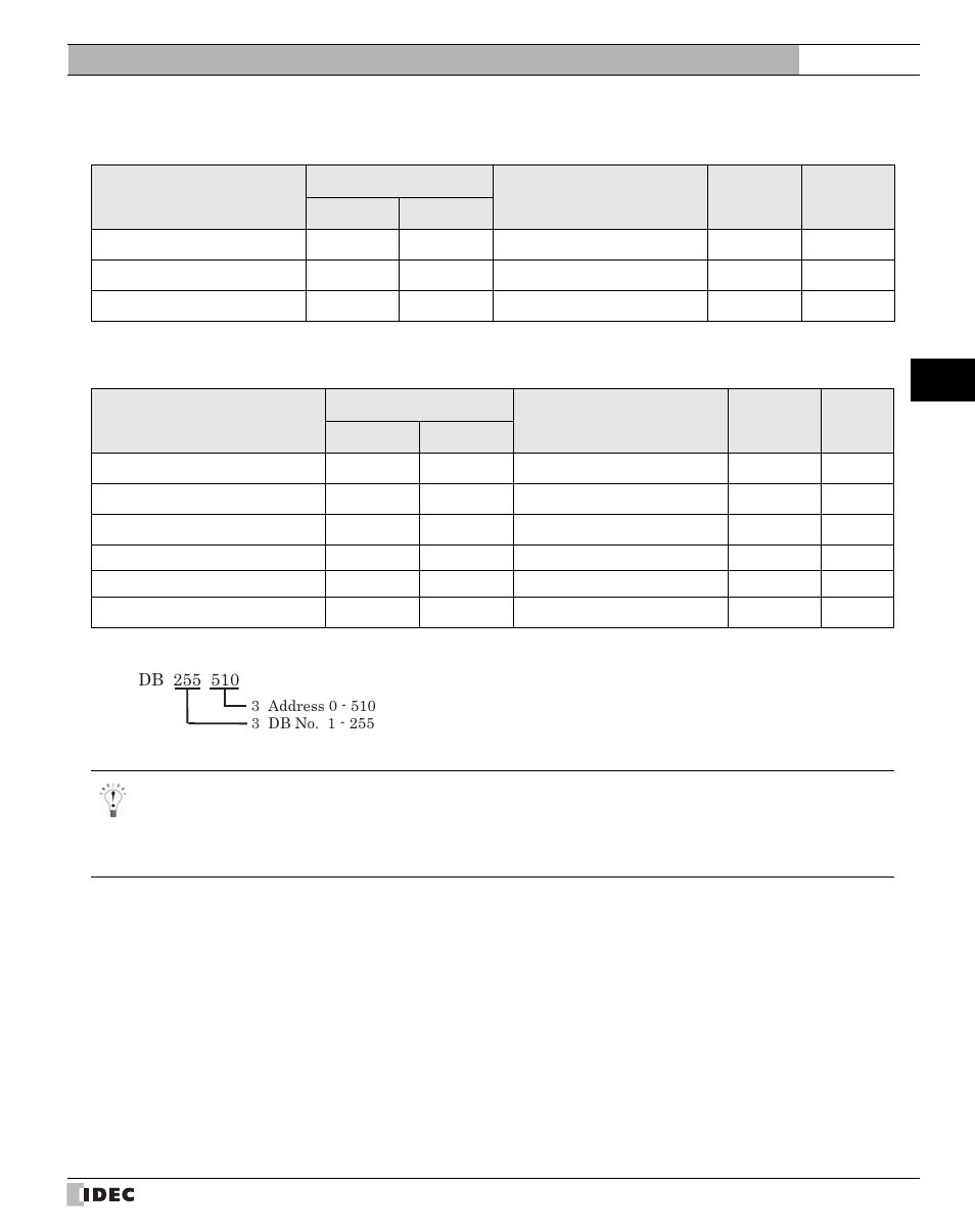 External device setup manual | IDEC High Performance Series User Manual | Page 257 / 680