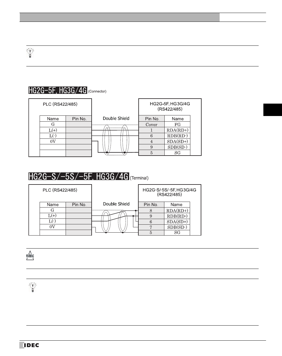 3 connection diagram, Connection diagram, Refer to p303) | External device setup manual | IDEC High Performance Series User Manual | Page 321 / 680