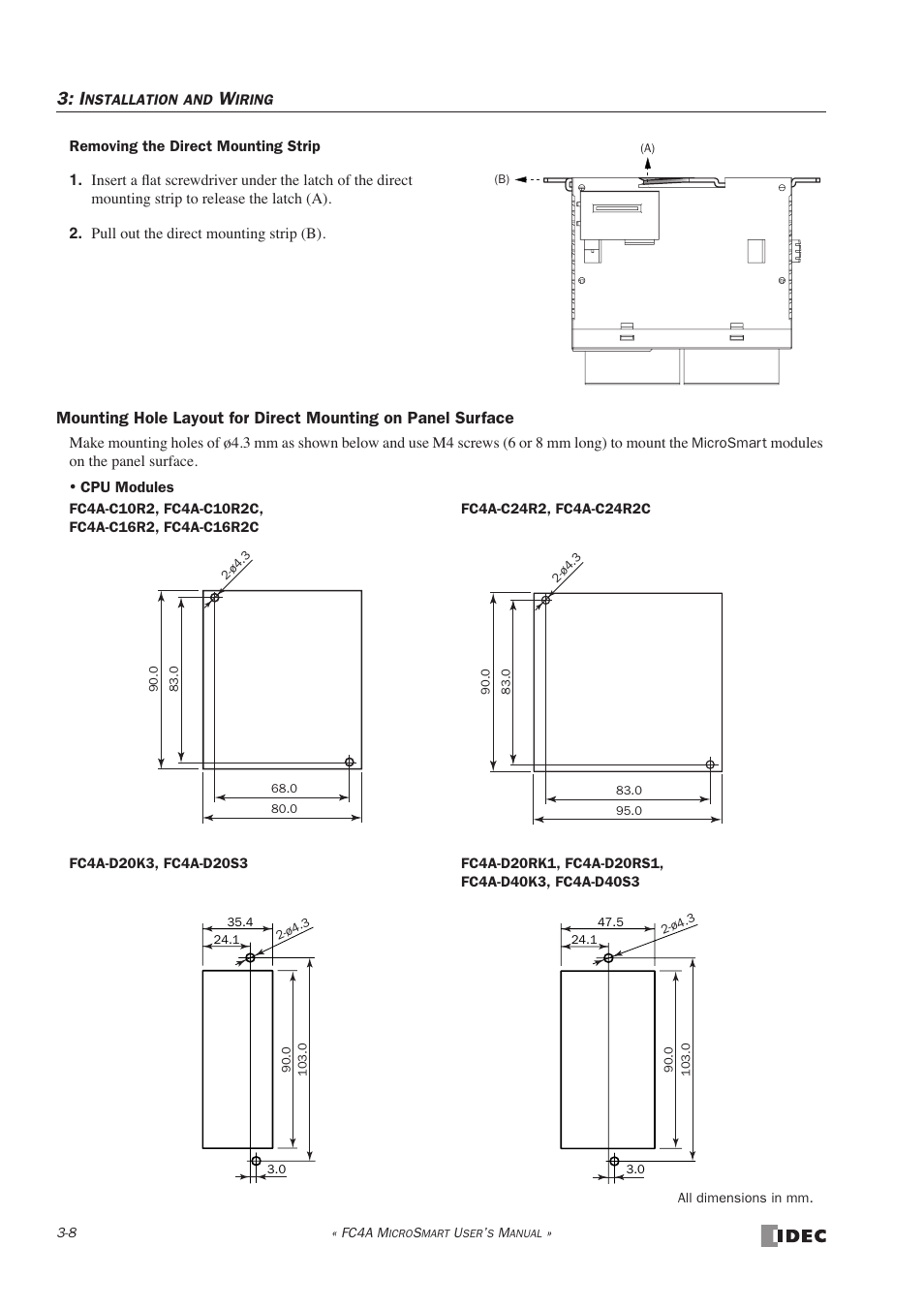 IDEC MicroSmart User Manual | Page 102 / 525