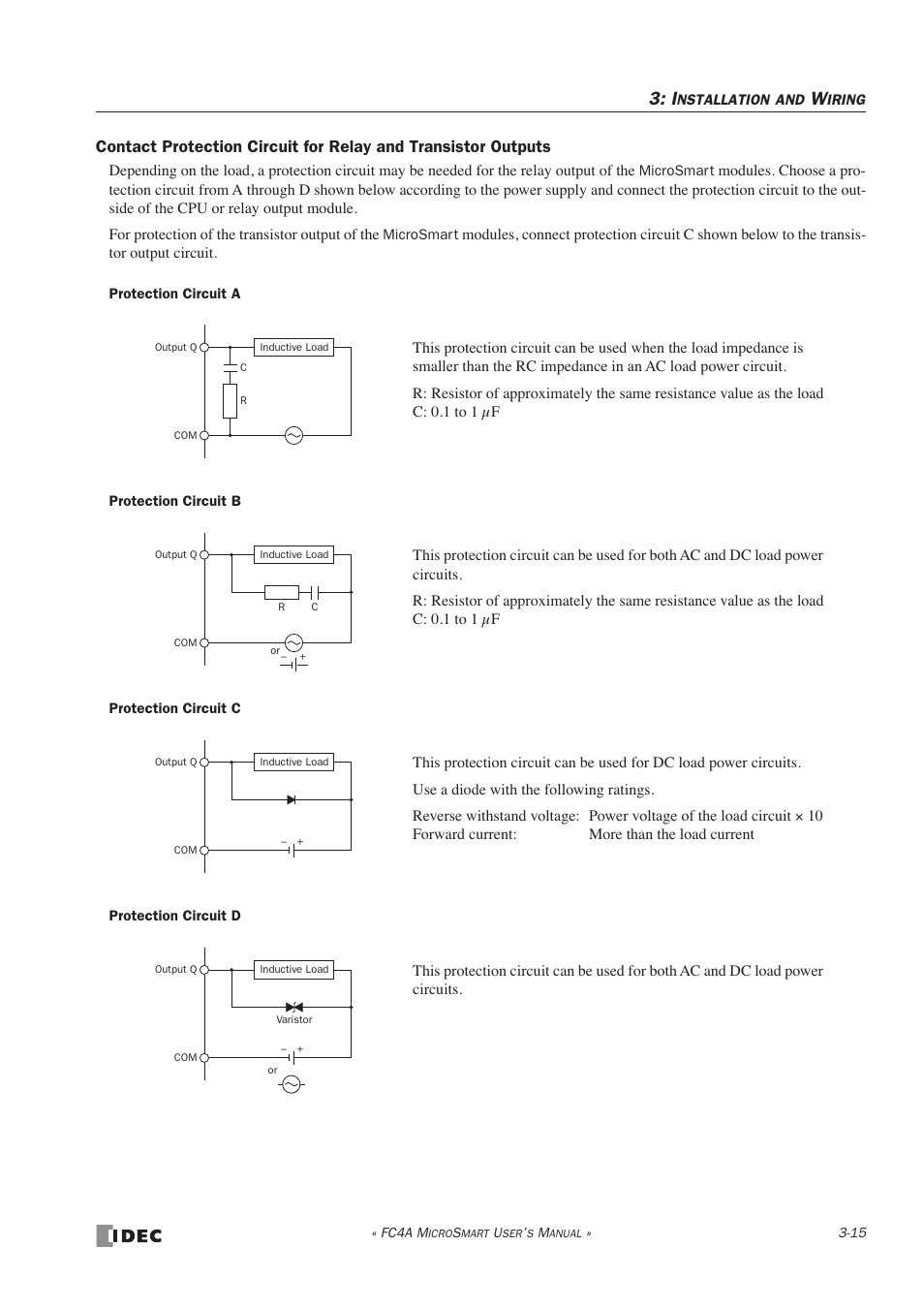 IDEC MicroSmart User Manual | Page 109 / 525