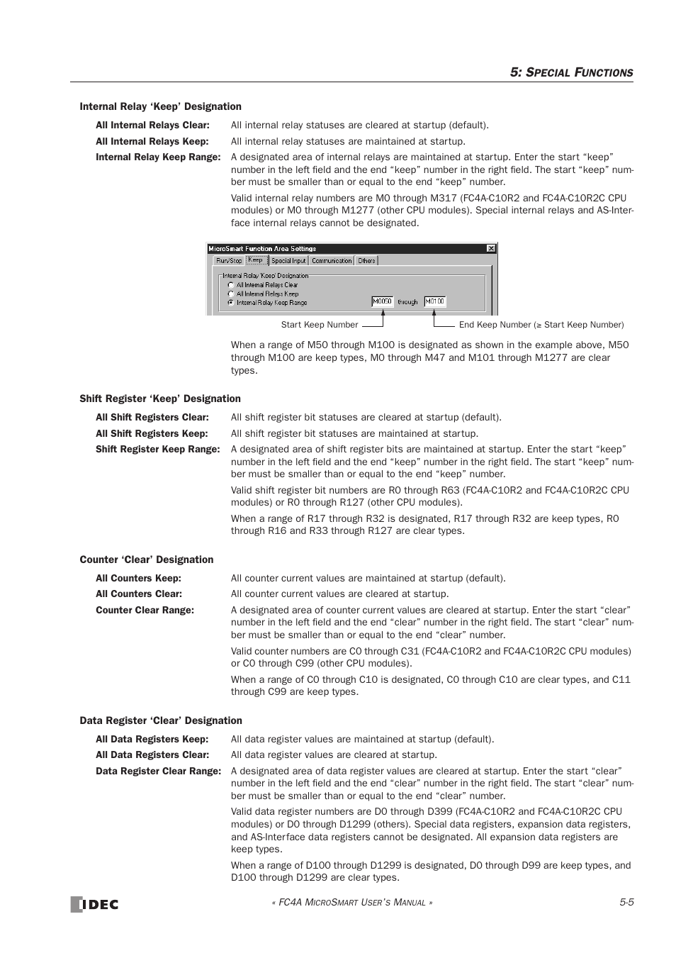 IDEC MicroSmart User Manual | Page 125 / 525