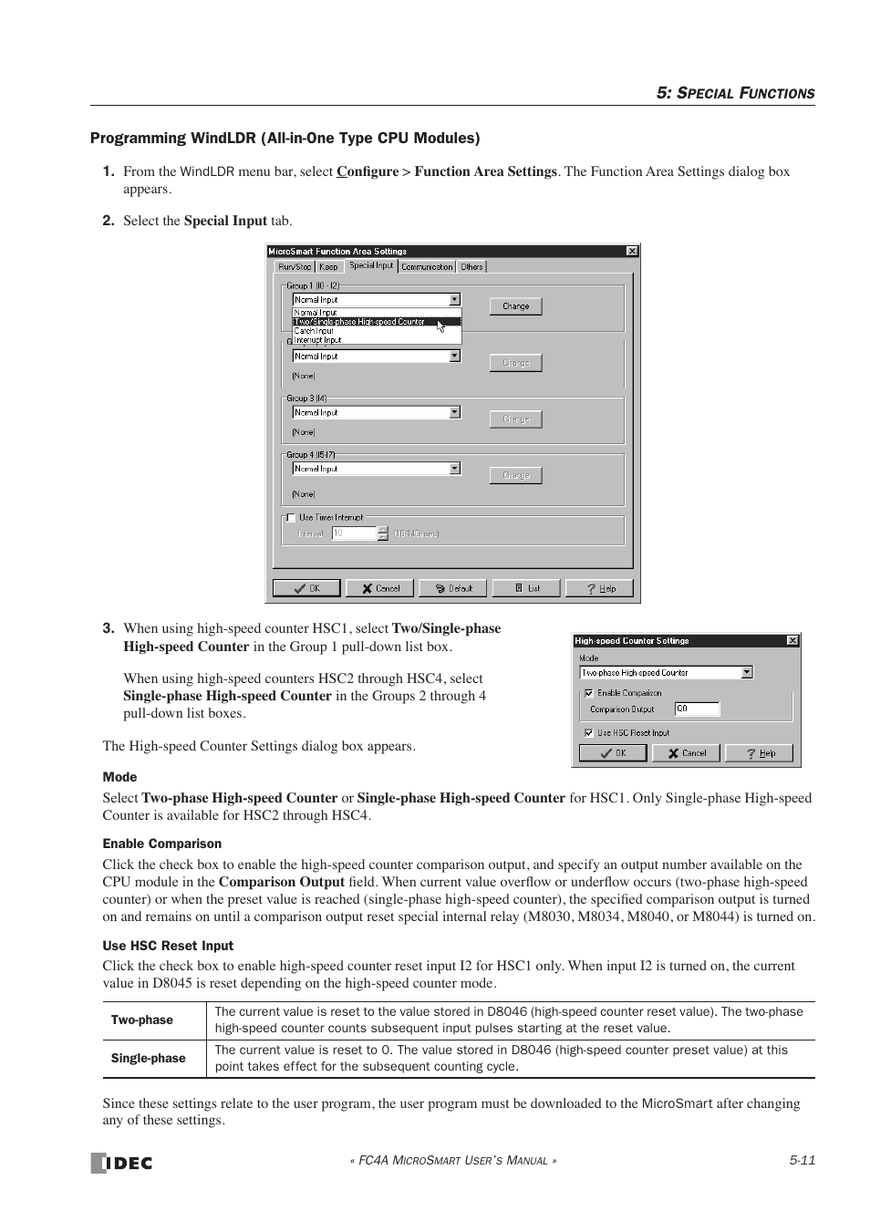 IDEC MicroSmart User Manual | Page 131 / 525