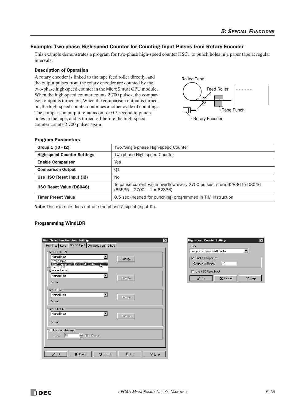 IDEC MicroSmart User Manual | Page 135 / 525