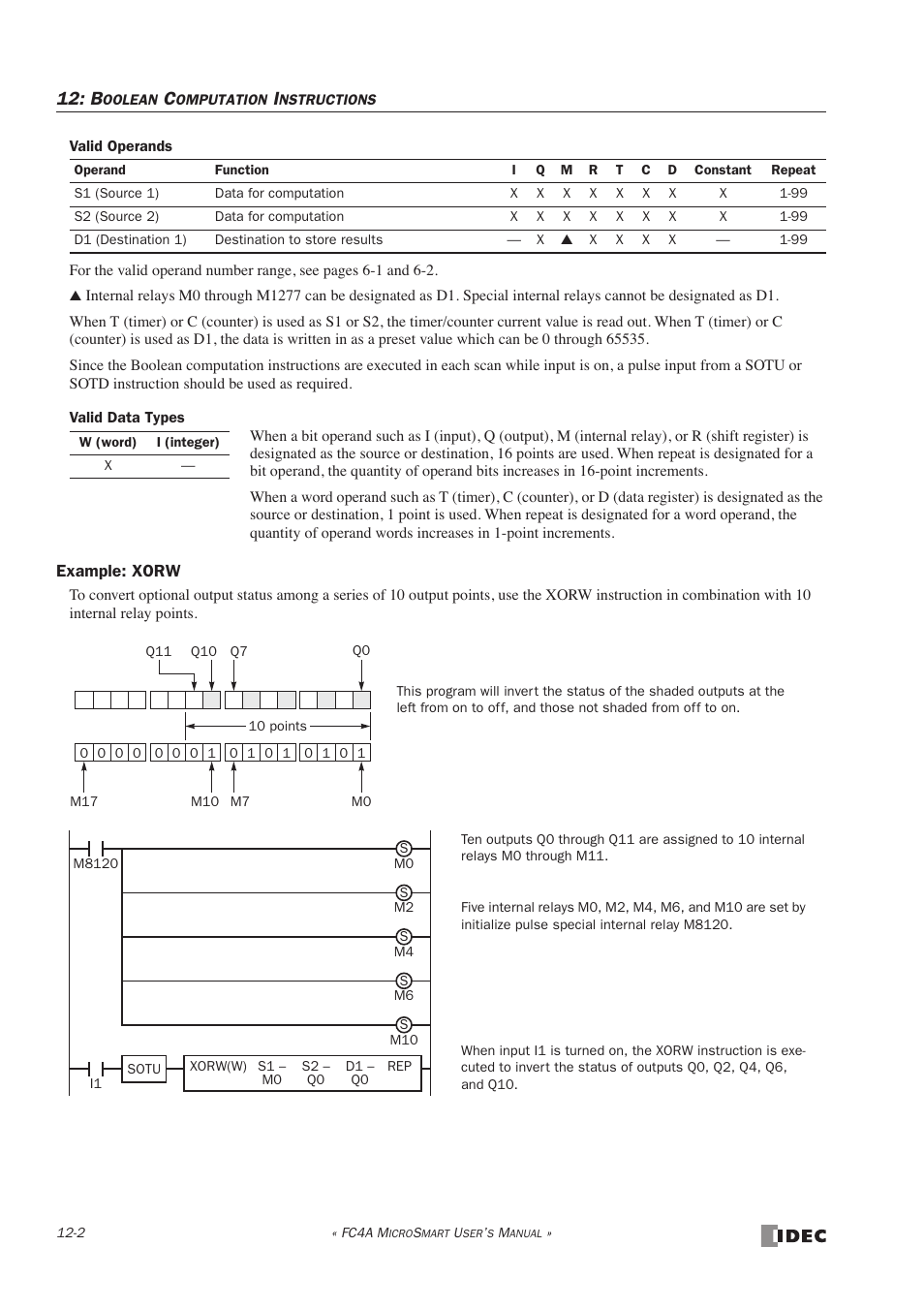 IDEC MicroSmart User Manual | Page 242 / 525