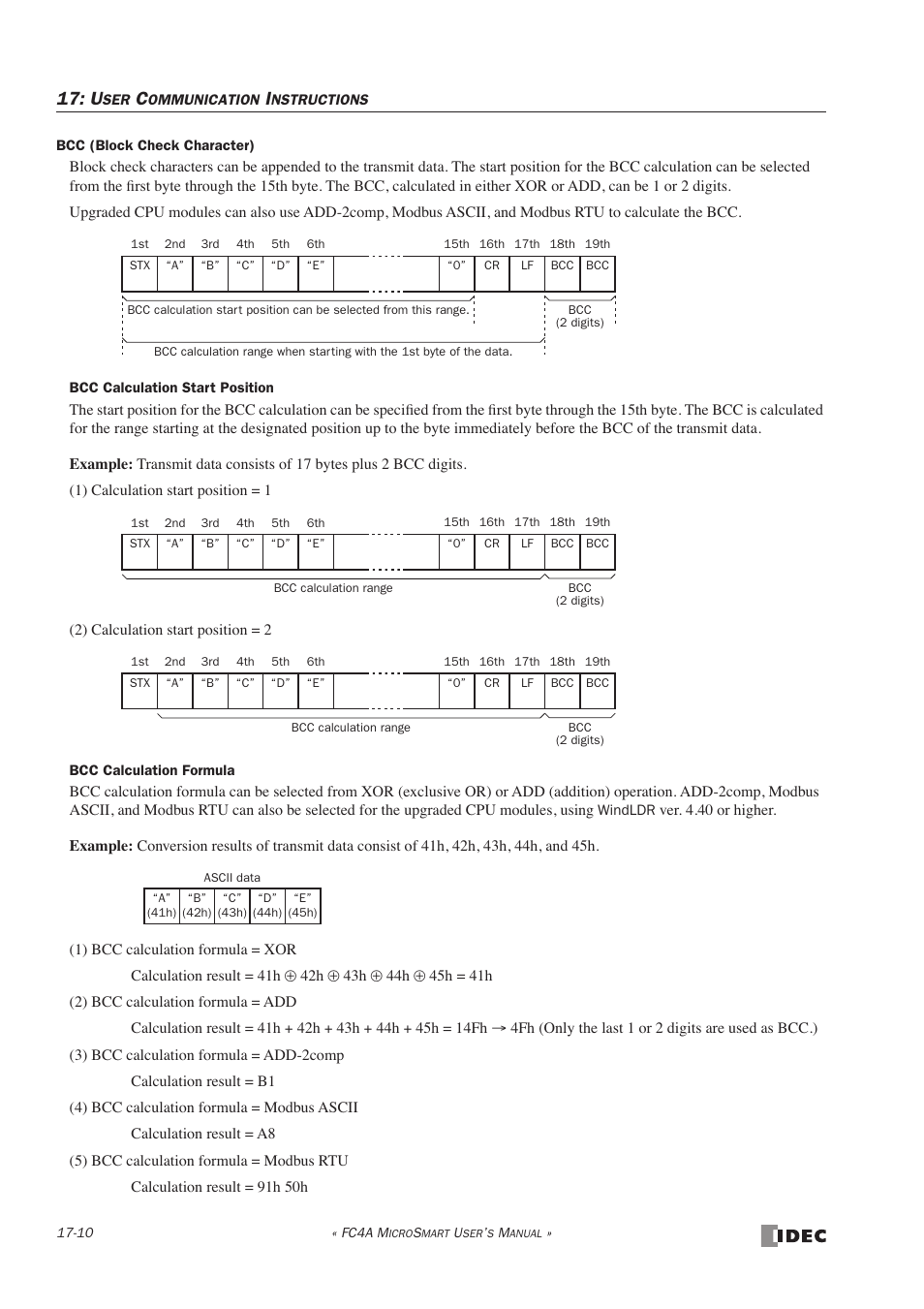 IDEC MicroSmart User Manual | Page 288 / 525