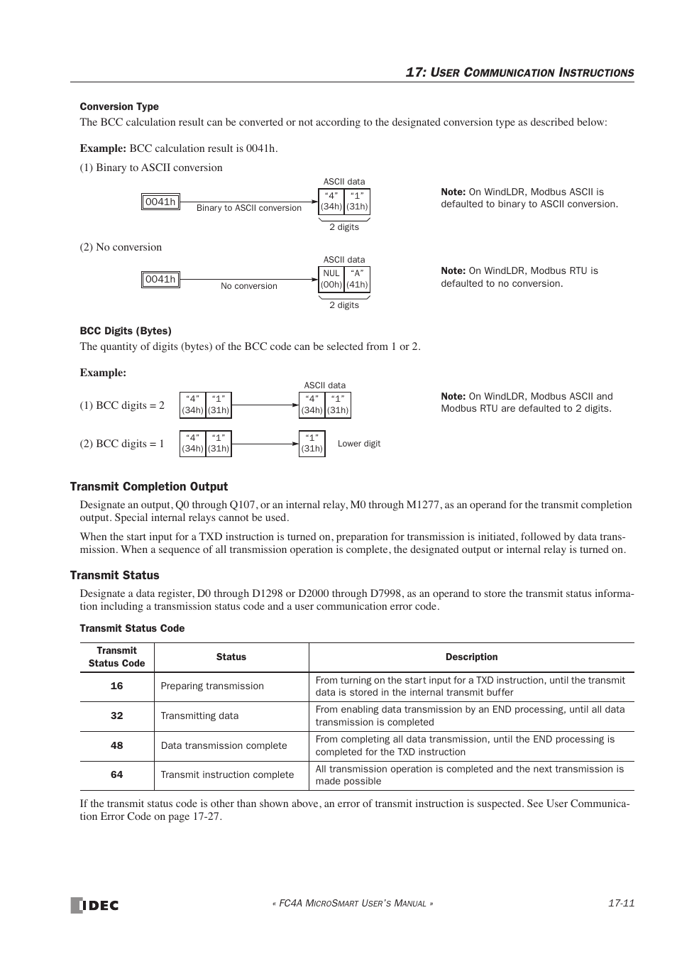 IDEC MicroSmart User Manual | Page 289 / 525