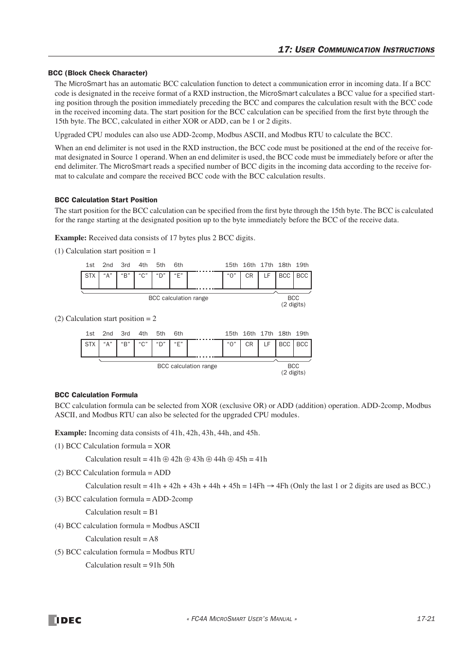 IDEC MicroSmart User Manual | Page 299 / 525