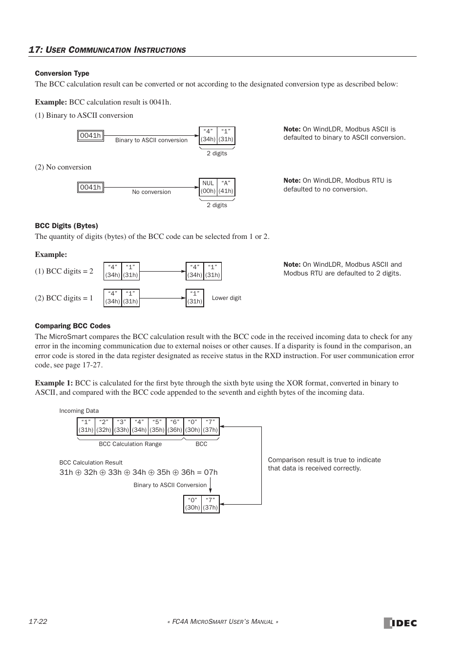 IDEC MicroSmart User Manual | Page 300 / 525