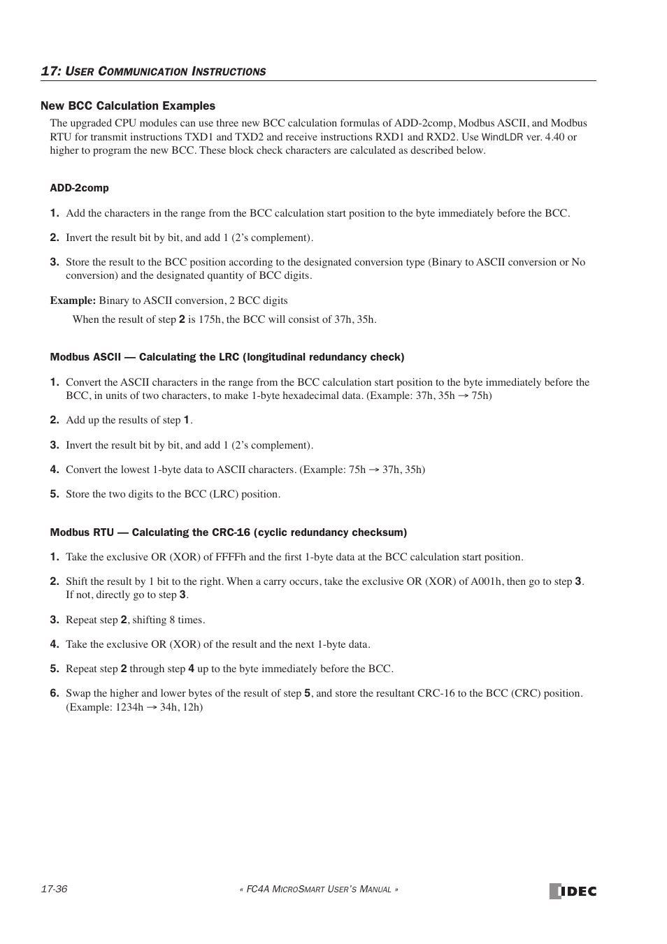 IDEC MicroSmart User Manual | Page 314 / 525