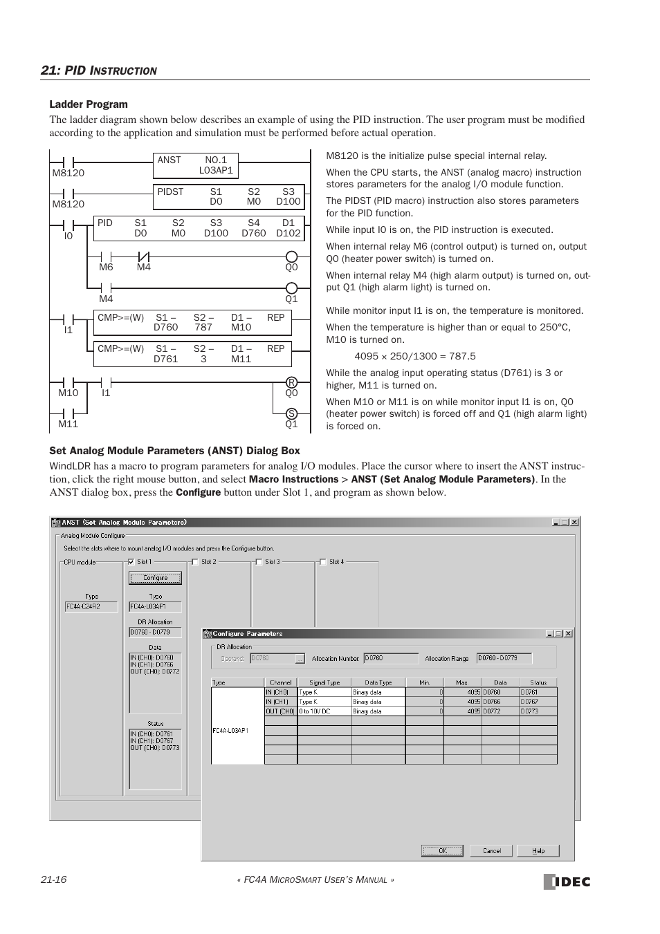 Pid i | IDEC MicroSmart User Manual | Page 372 / 525