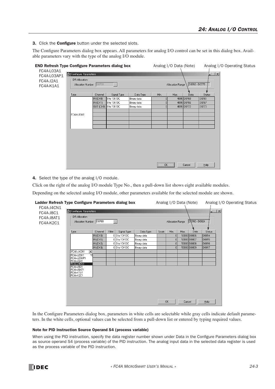 I/o c | IDEC MicroSmart User Manual | Page 389 / 525