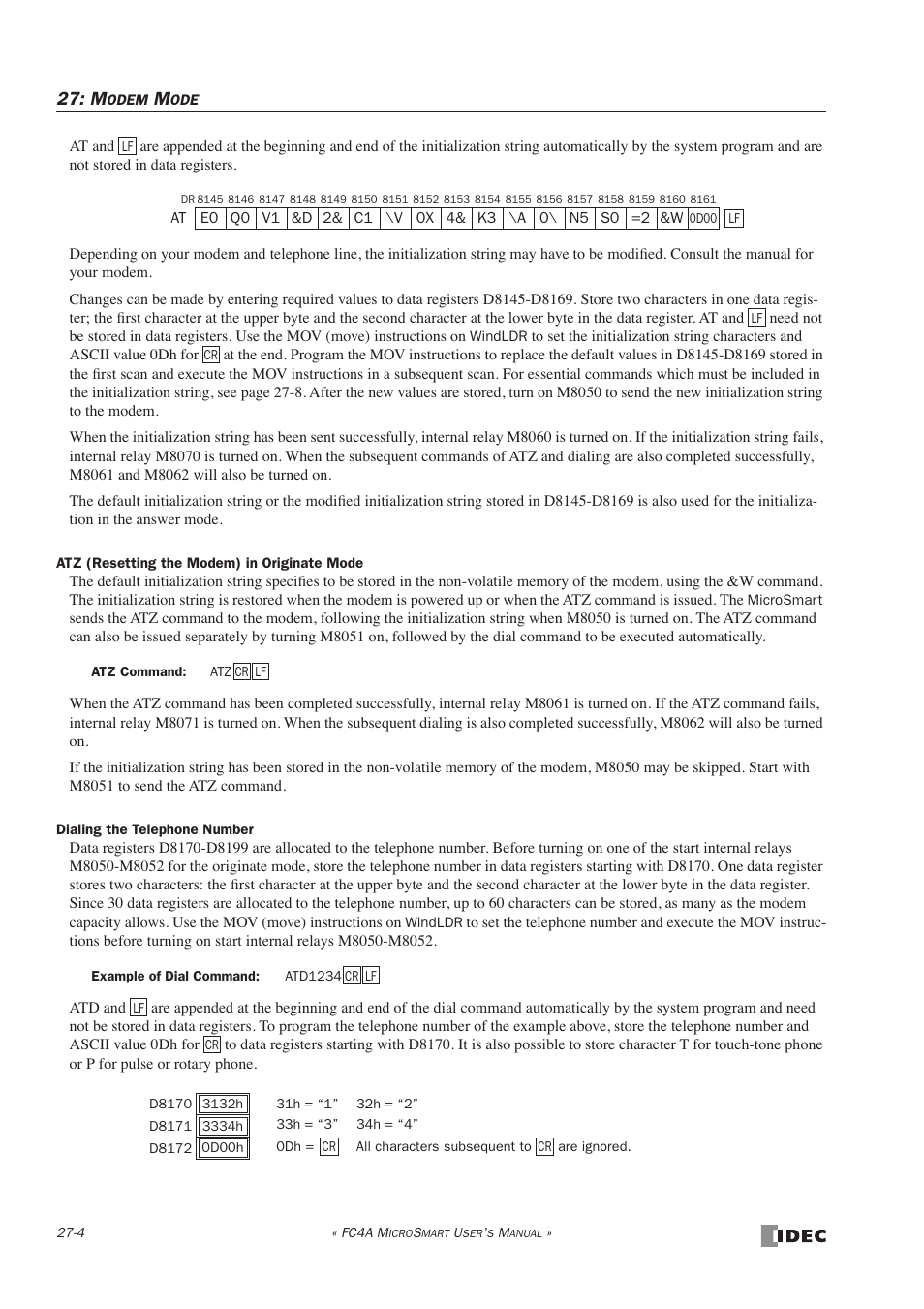 IDEC MicroSmart User Manual | Page 430 / 525