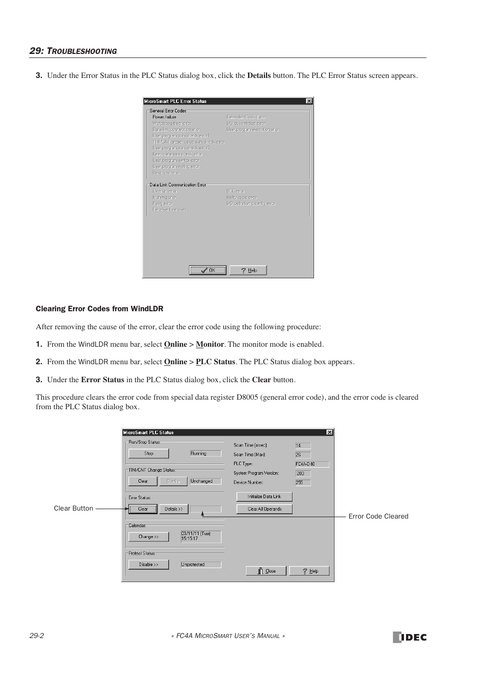 IDEC MicroSmart User Manual | Page 482 / 525