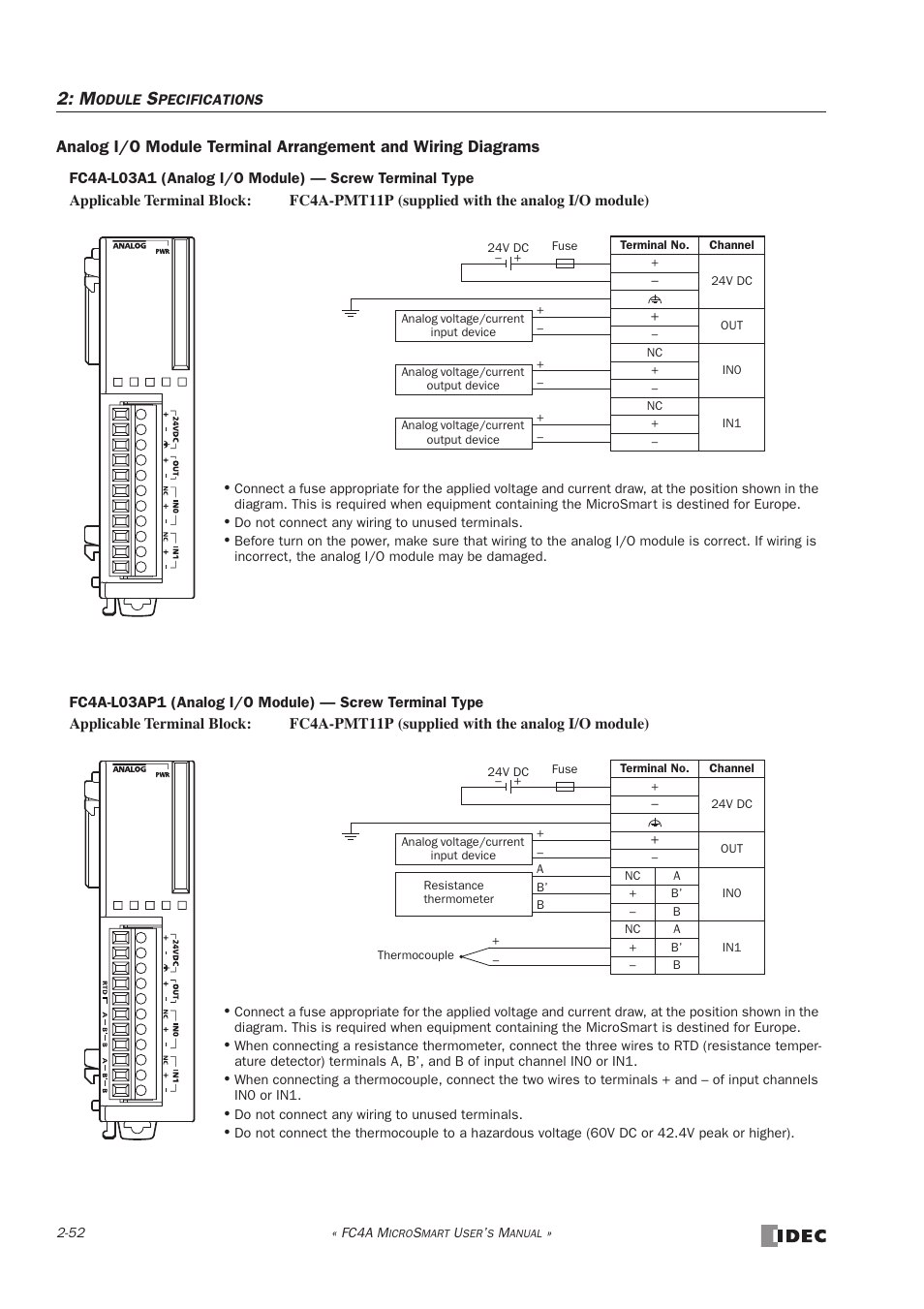 IDEC MicroSmart User Manual | Page 72 / 525