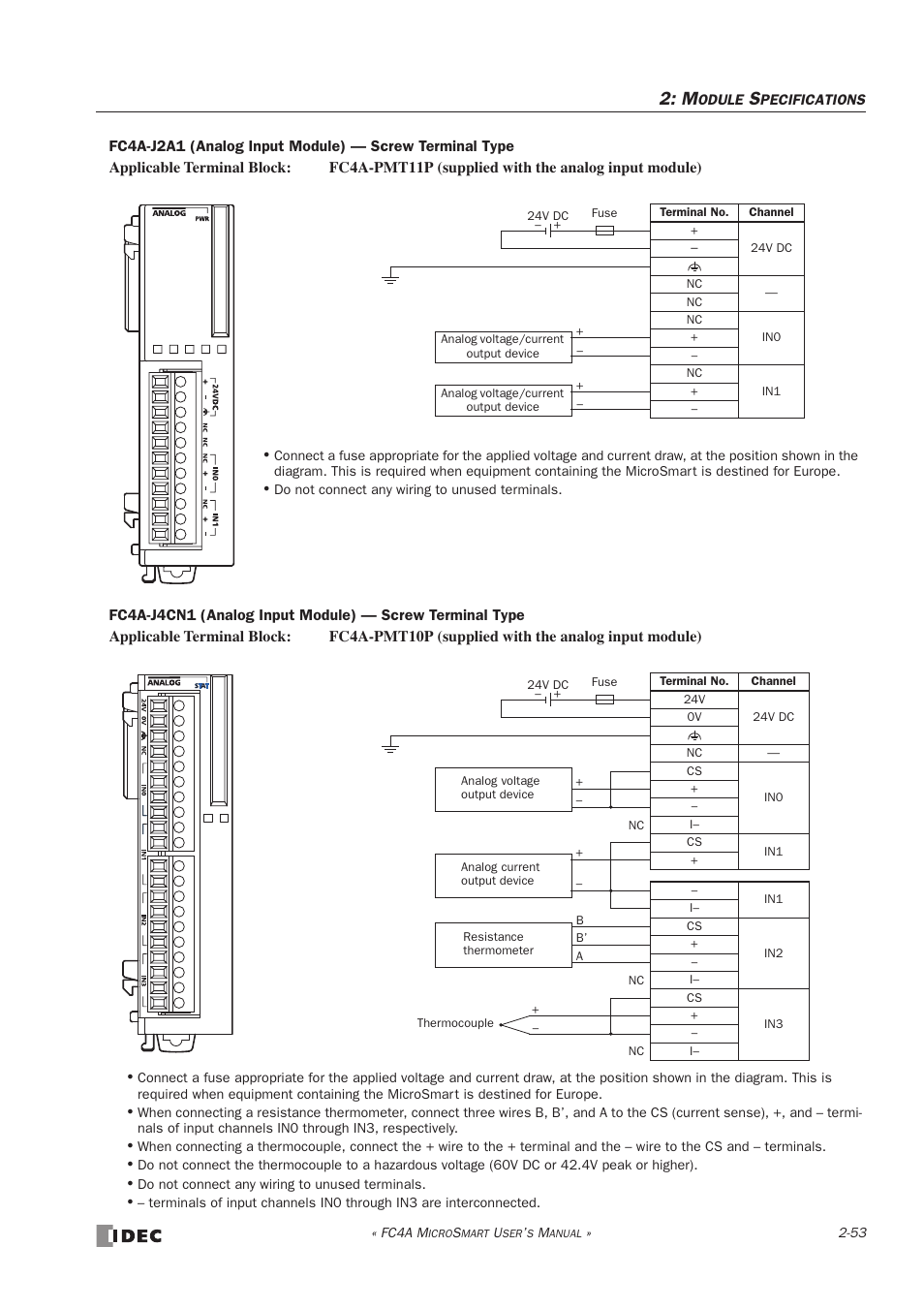 IDEC MicroSmart User Manual | Page 73 / 525