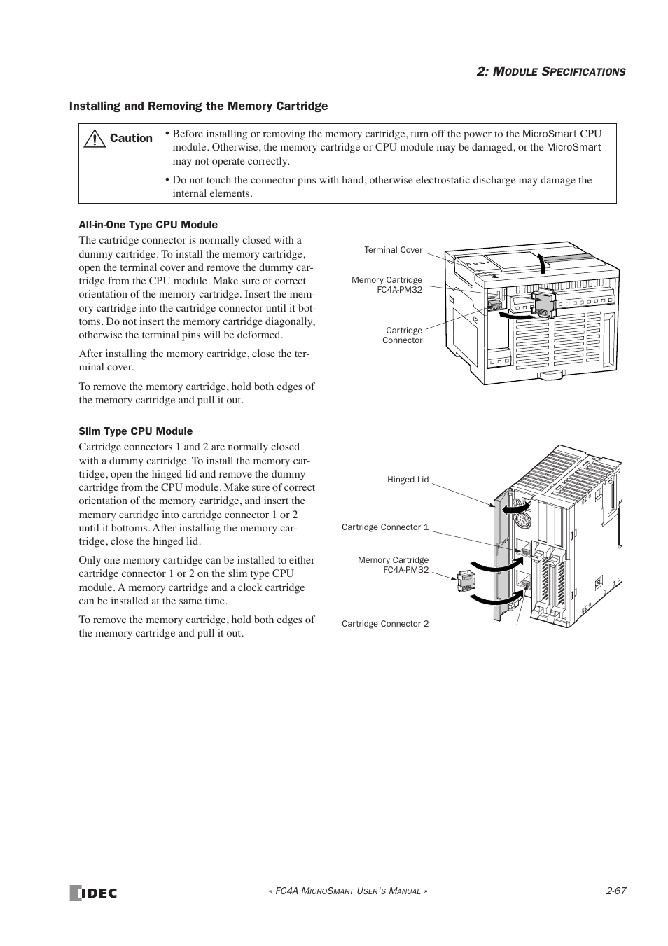 IDEC MicroSmart User Manual | Page 87 / 525