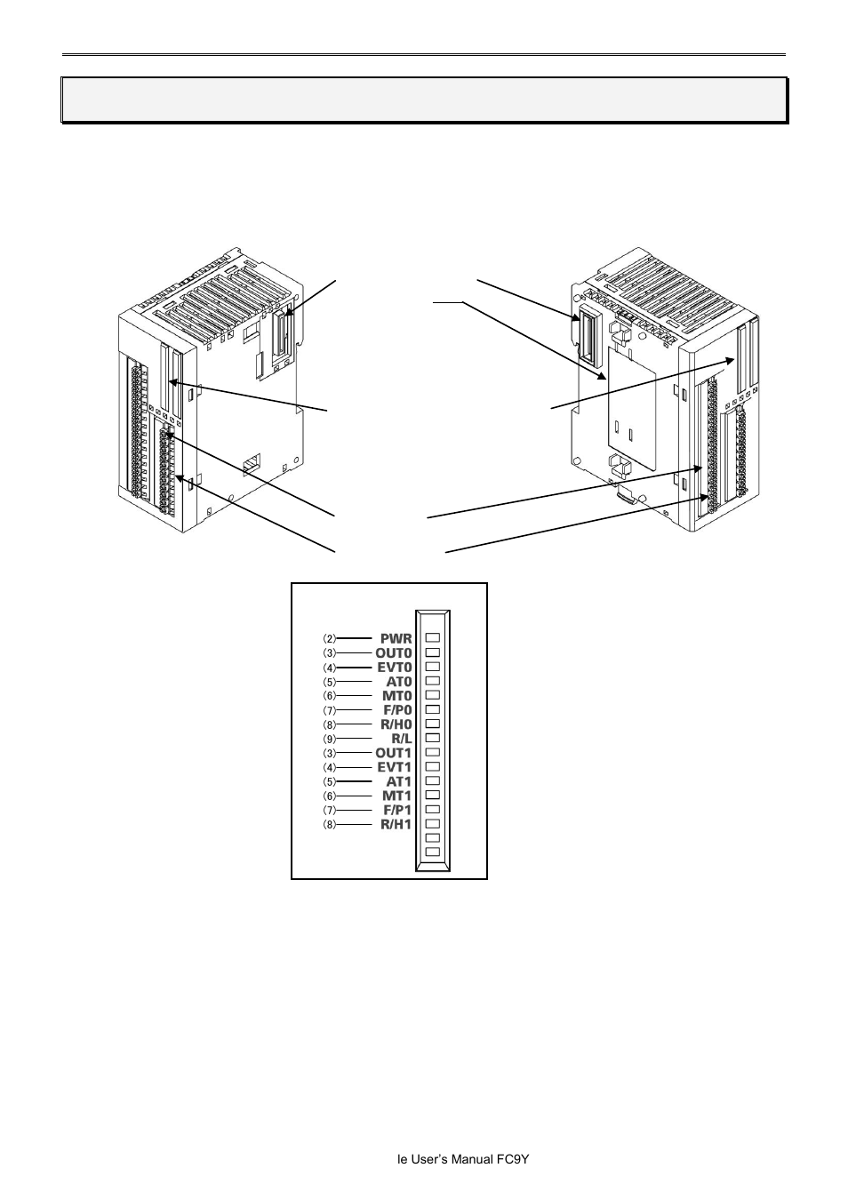 Module specifications, Pid module, Parts description | Odule, Pecifications, Pid module -1 | IDEC MicroSmart Pentra User Manual | Page 12 / 162