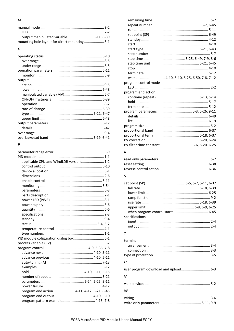 IDEC MicroSmart Pentra User Manual | Page 161 / 162