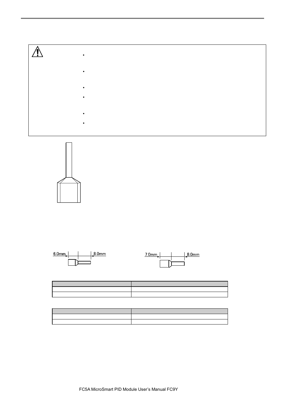 Terminal connection, Terminal connection -3, Caution | IDEC MicroSmart Pentra User Manual | Page 20 / 162