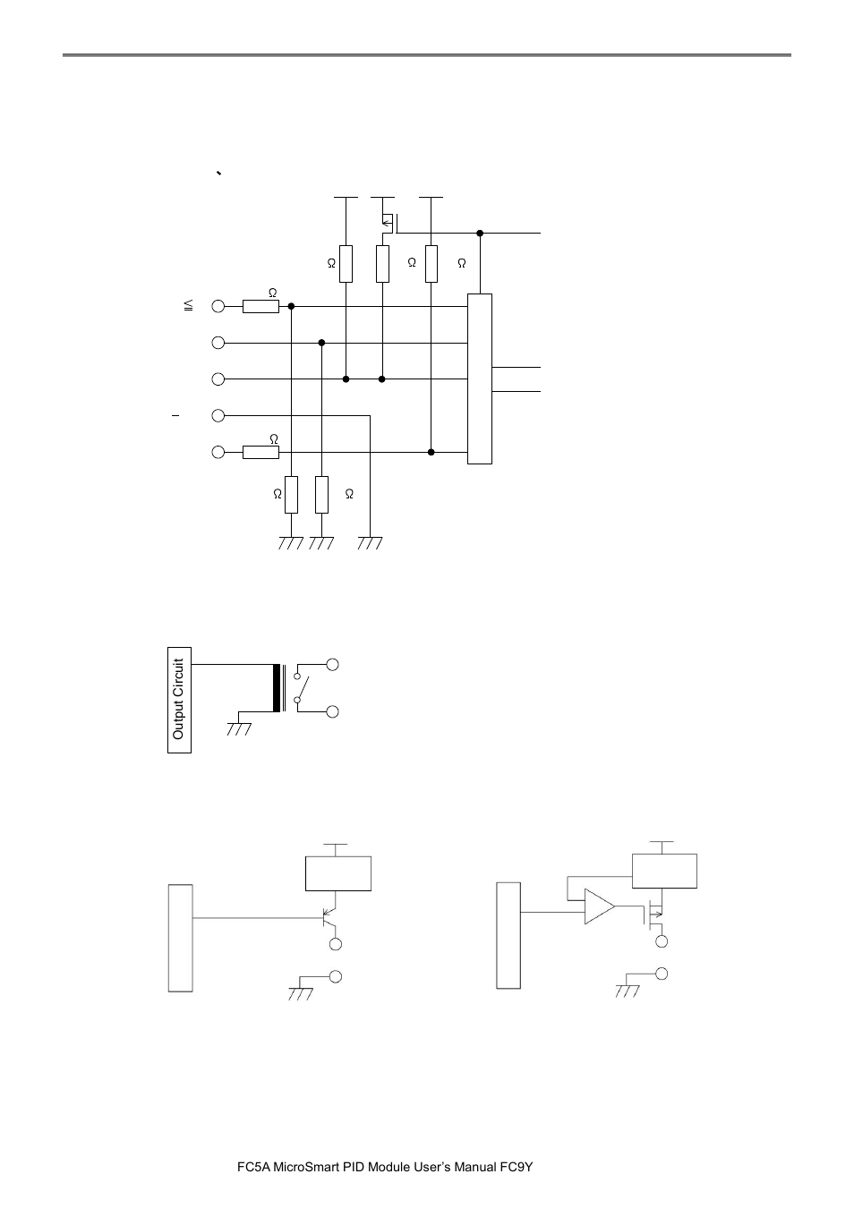 Type of protection, Input circuits, Output circuits | Type of protection -5 | IDEC MicroSmart Pentra User Manual | Page 22 / 162