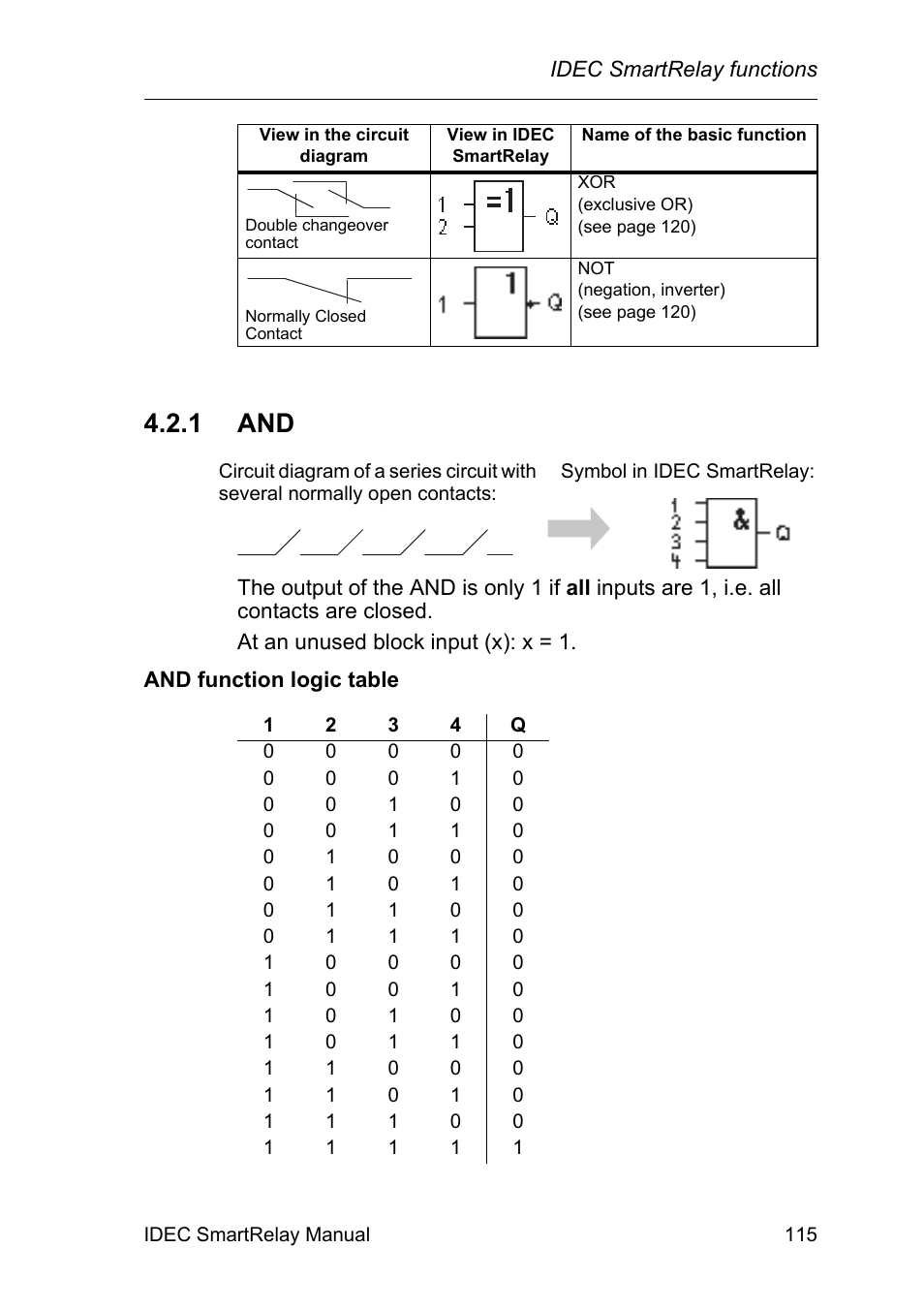 1 and | IDEC FL1E SmartRelay User Manual | Page 129 / 356