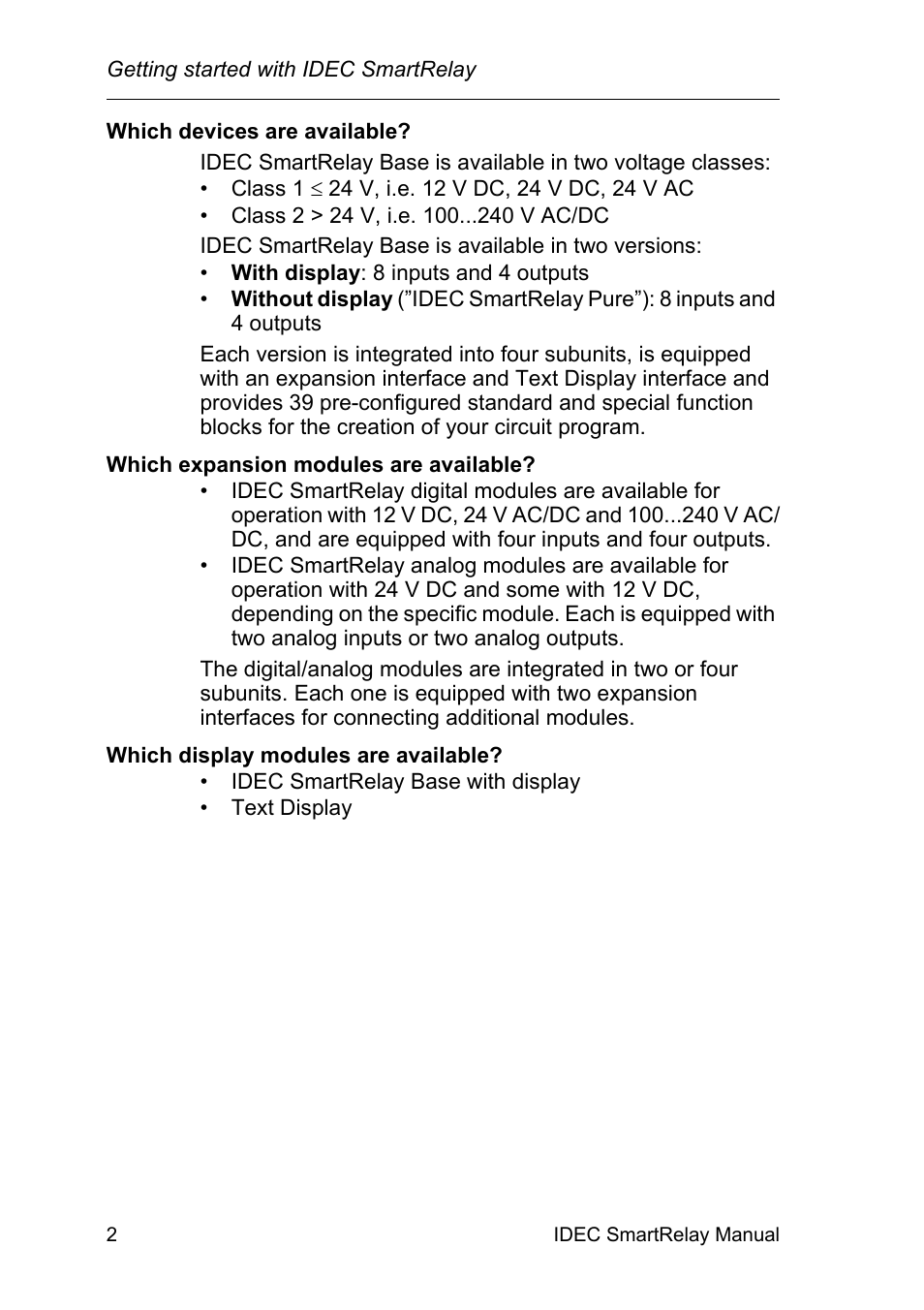 IDEC FL1E SmartRelay User Manual | Page 16 / 356