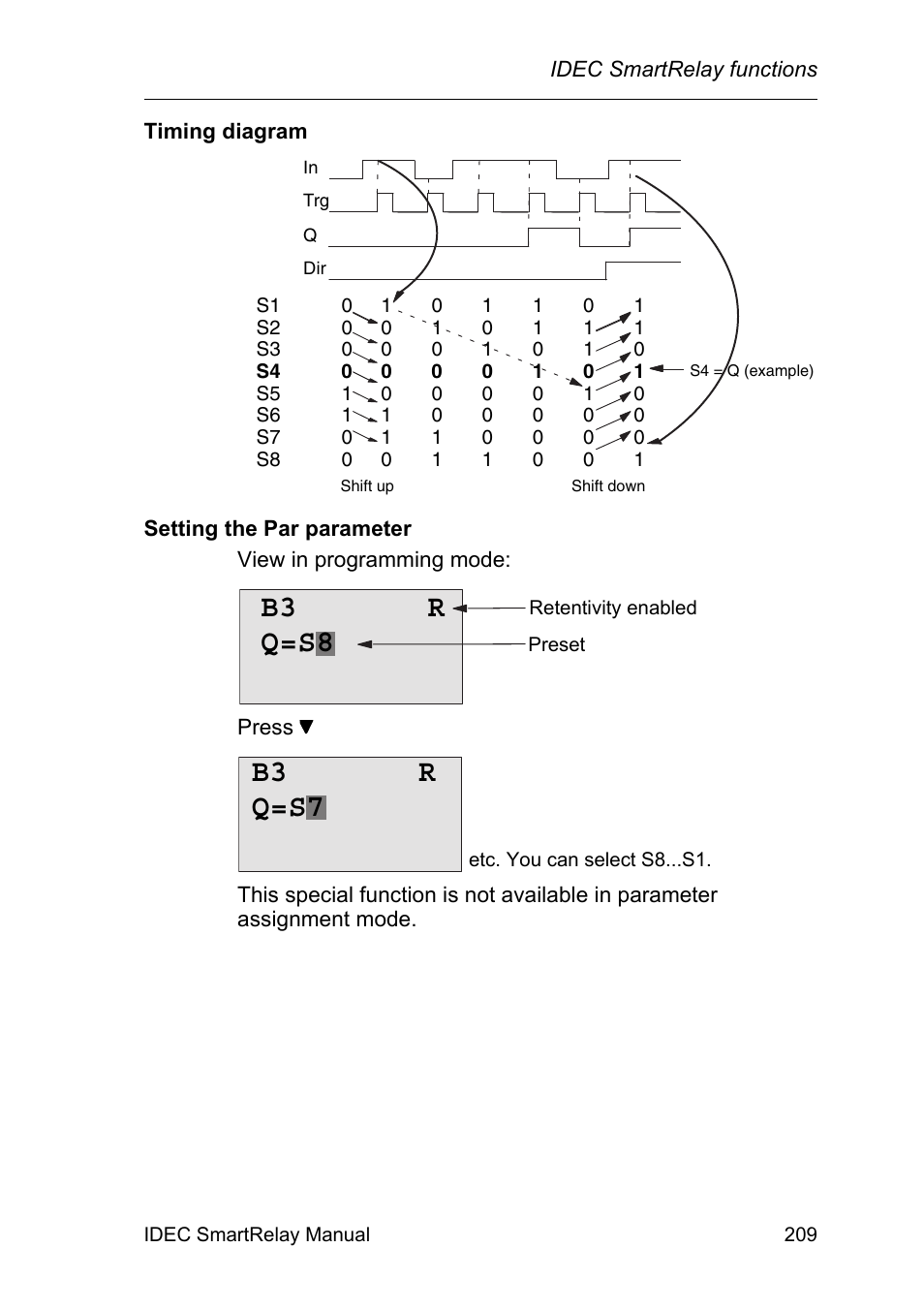 B3 r q=s8, B3 r q=s7 | IDEC FL1E SmartRelay User Manual | Page 223 / 356