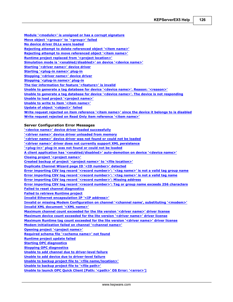 IDEC WindSRV User Manual | Page 127 / 165