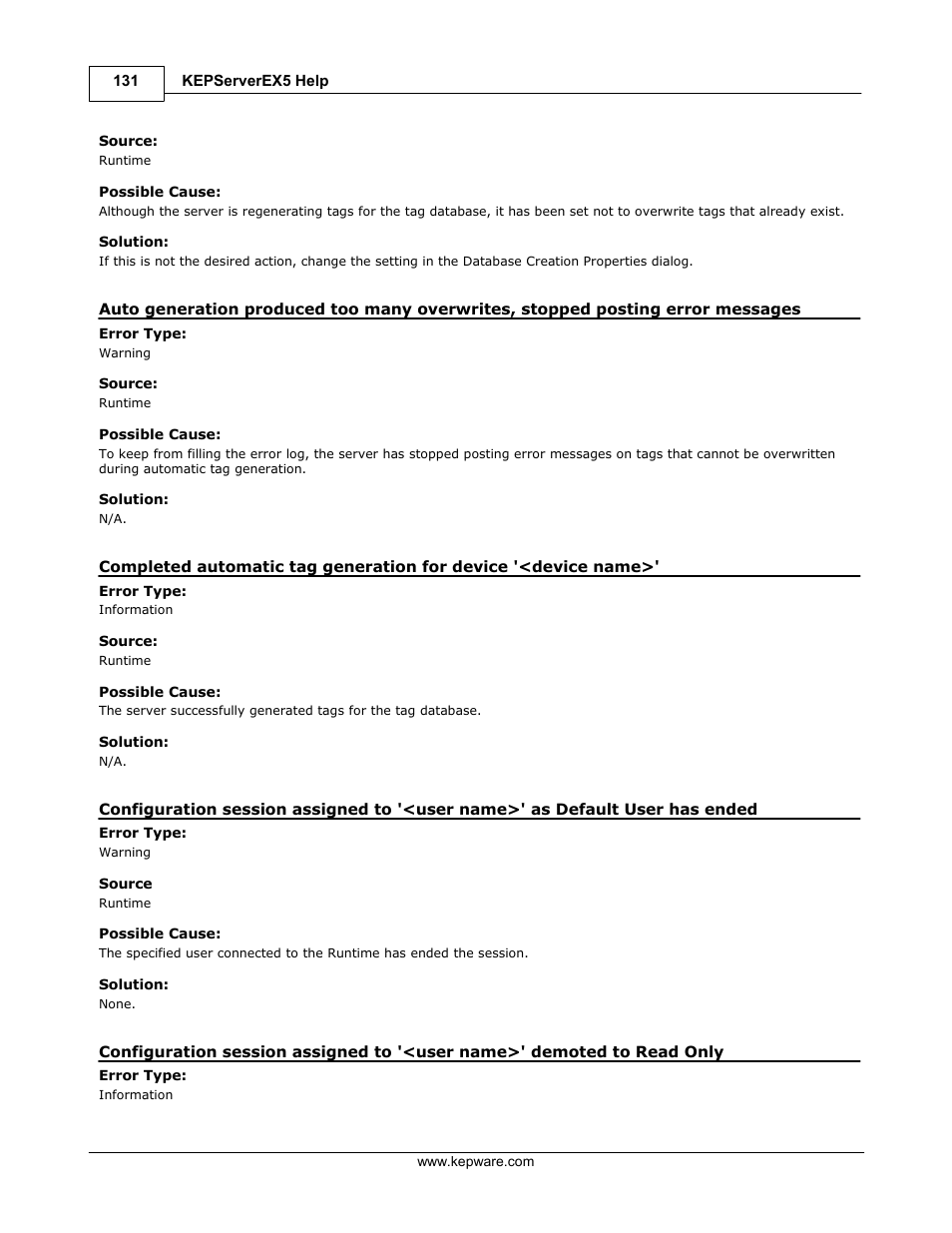 IDEC WindSRV User Manual | Page 132 / 165