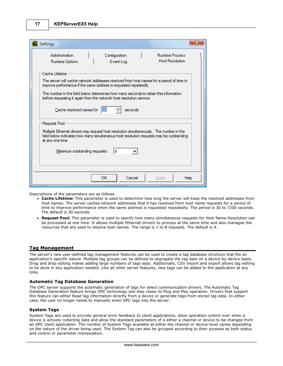 Tag management | IDEC WindSRV User Manual | Page 18 / 165