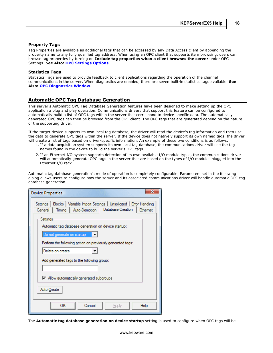 Automatic opc tag database generation | IDEC WindSRV User Manual | Page 19 / 165