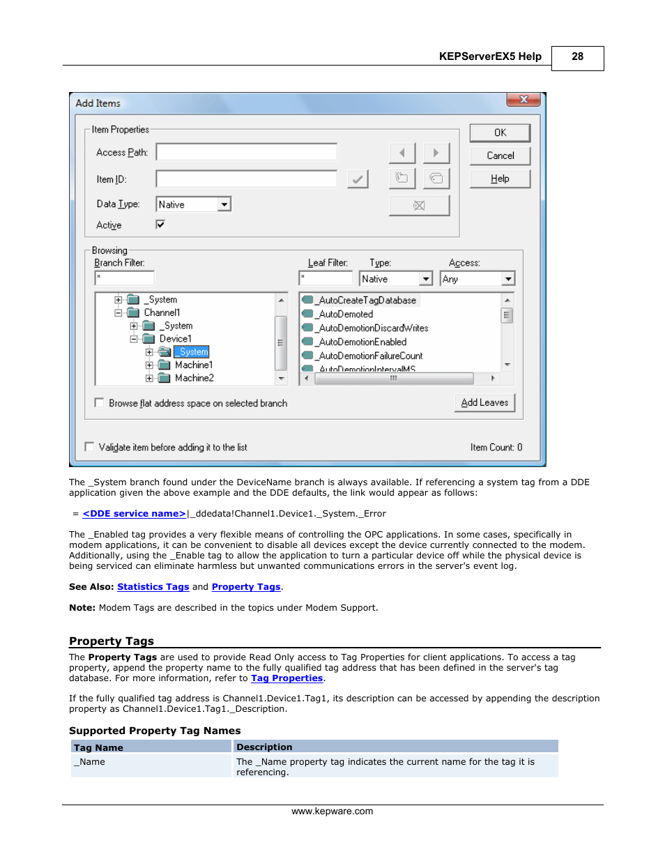 Property tags | IDEC WindSRV User Manual | Page 29 / 165